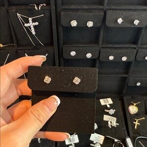 Elegant Silver Stud Earrings